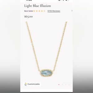 Kendra Scott Elisa necklace